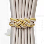 Decorative Curtain Tieback with Braided Design | Thrascher