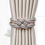 Decorative Curtain Tieback with Braided Design | Thrascher