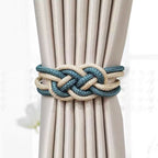 Decorative Curtain Tieback with Braided Design | Thrascher
