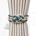 Decorative Curtain Tieback with Braided Design | Thrascher