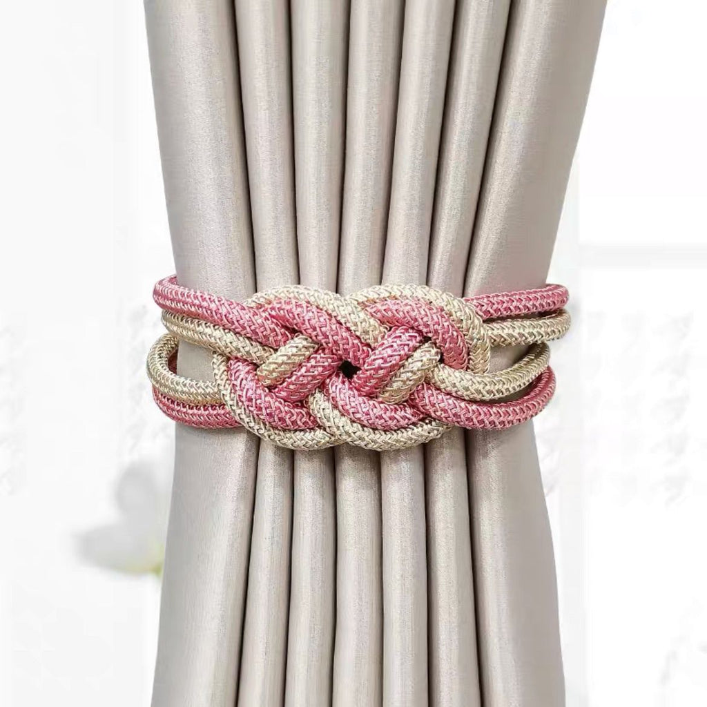 Decorative Curtain Tieback with Braided Design | Thrascher