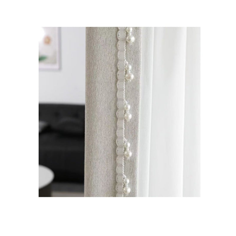 Decorative Curtain Trim Black White | Thrascher