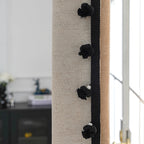 Decorative Curtain Trim with Pompons | Thrascher