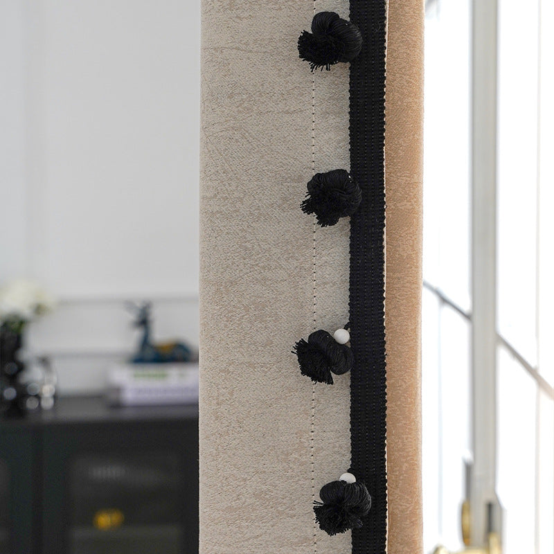 Decorative Curtain Trim with Pompons | Thrascher