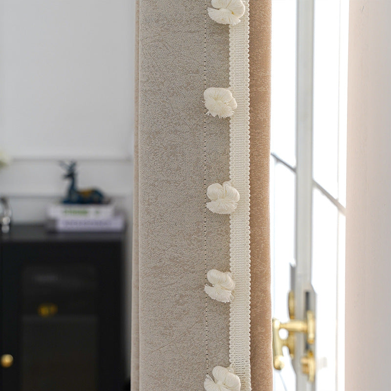 Decorative Curtain Trim with Pompons | Thrascher