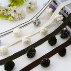 Decorative Curtain Trim with Pompons | Thrascher