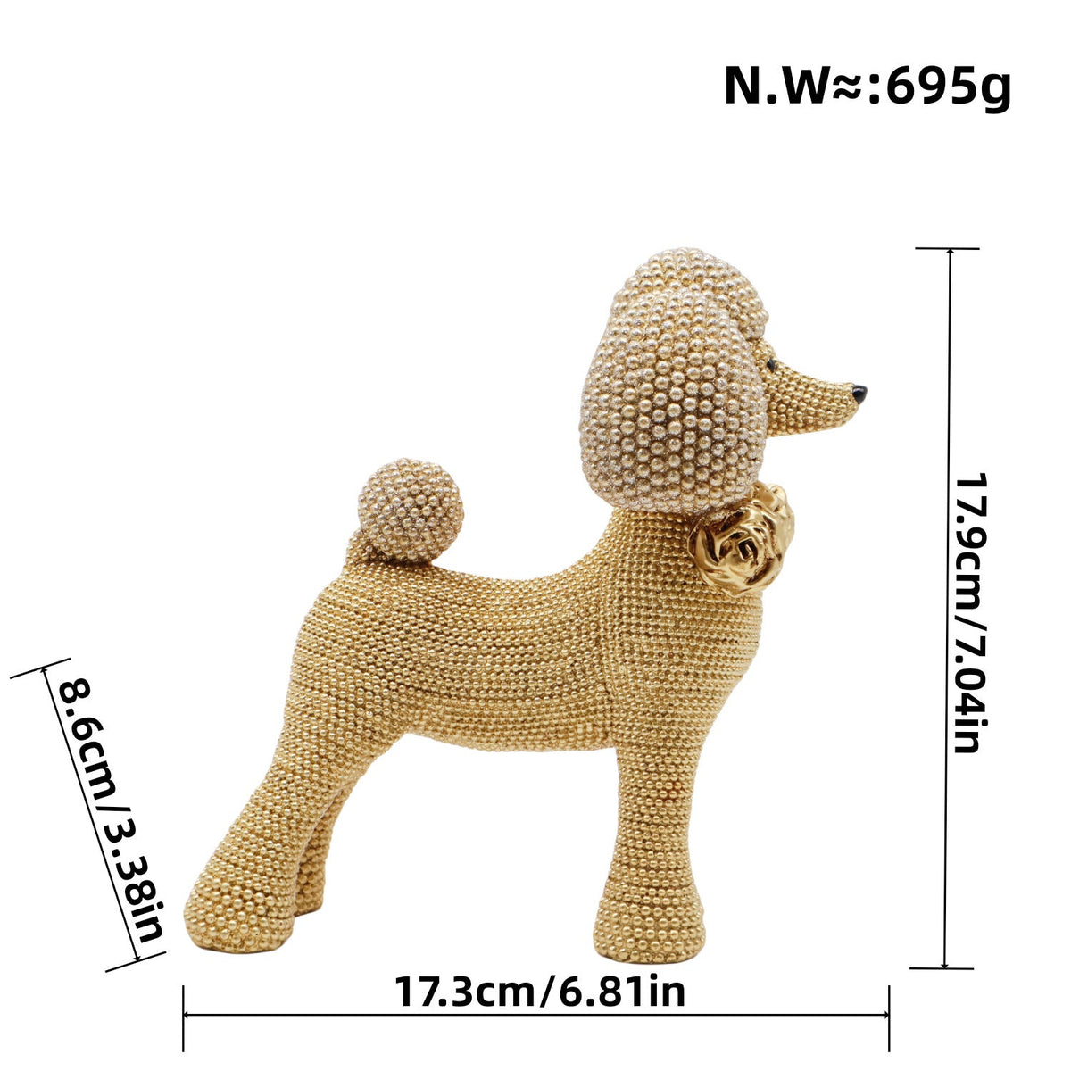 Decorative Dog Figure in Modern Design | Thrascher