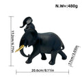 Decorative Elephant Family Sculpture | Thrascher