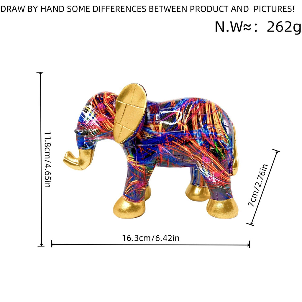 Decorative Elephant Figure | Thrascher