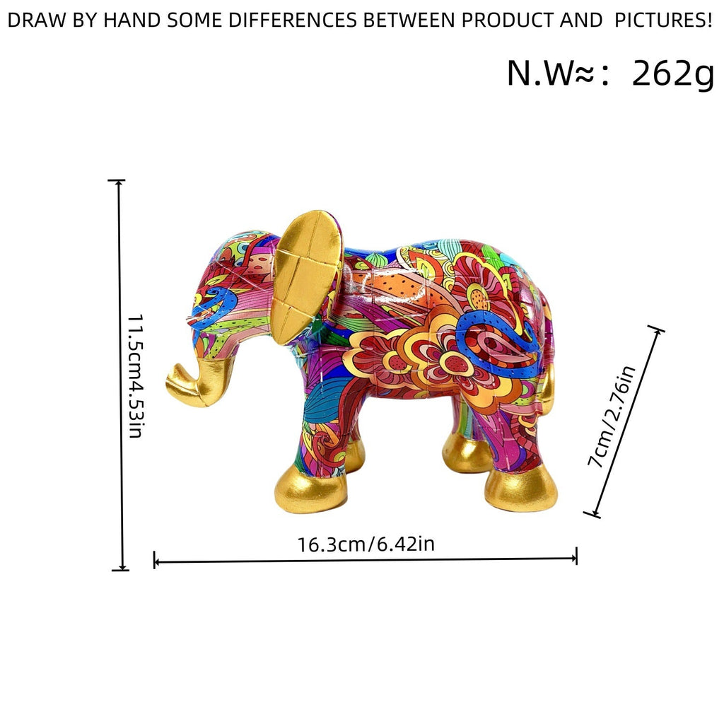 Decorative Elephant Figure | Thrascher