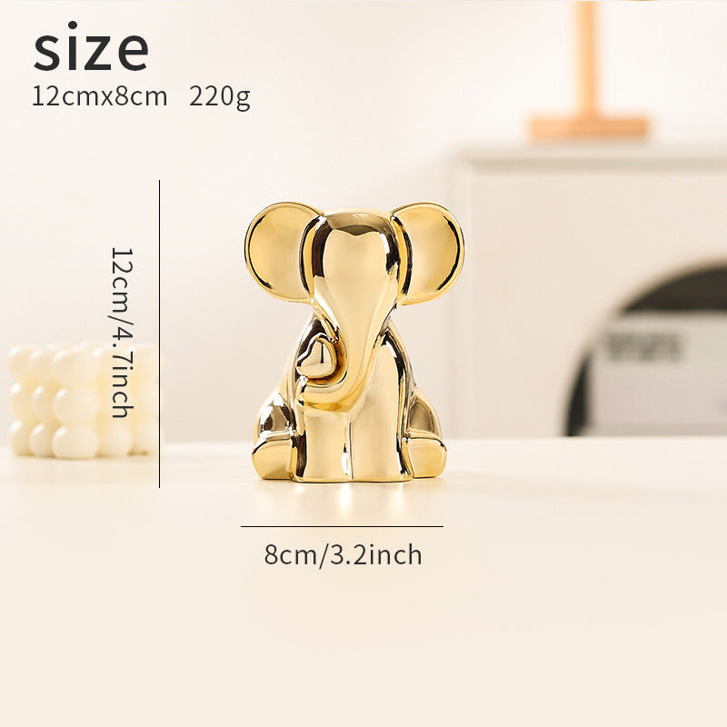 Decorative Elephant Figurine | Thrascher