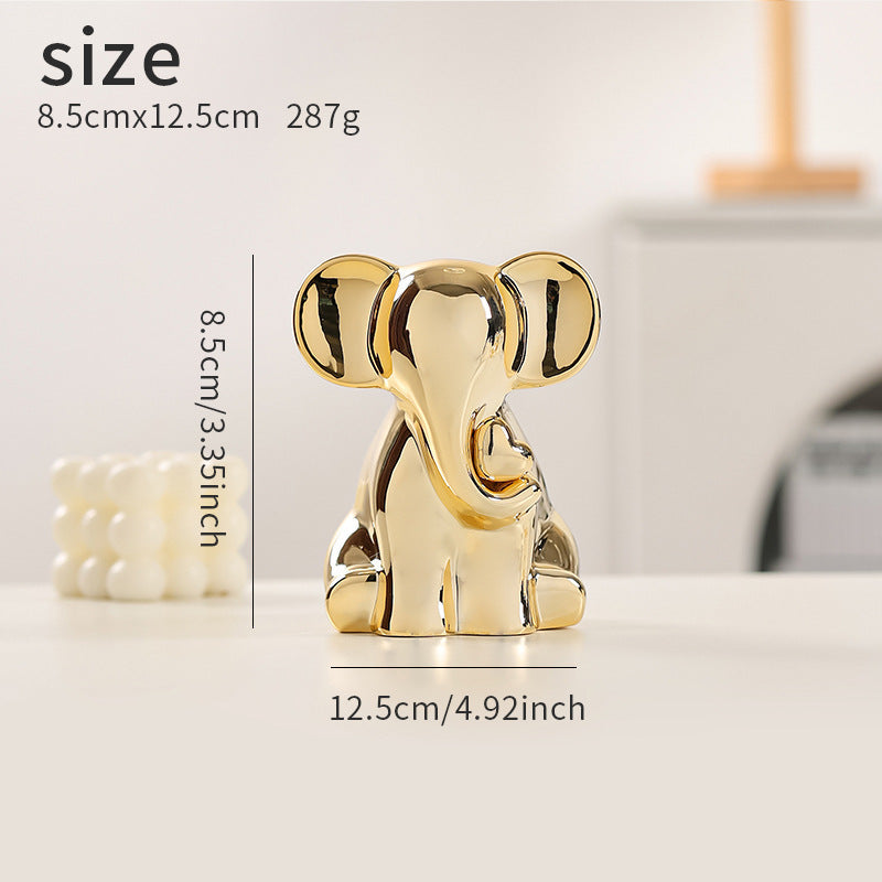 Decorative Elephant Figurine | Thrascher
