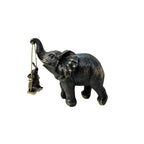 Decorative Elephant Figurine with Child | Thrascher