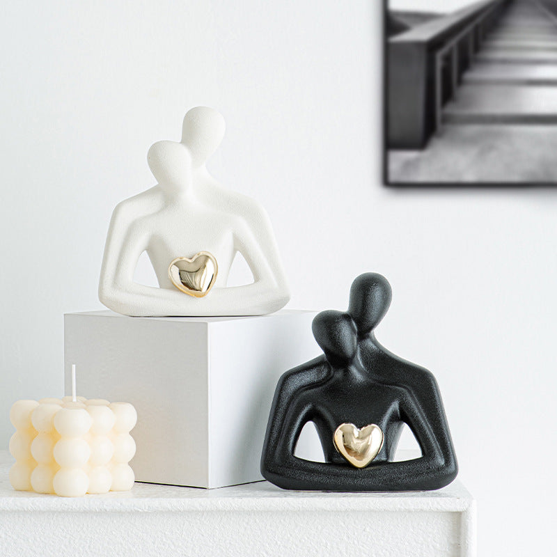 Decorative Figure Black White | Thrascher