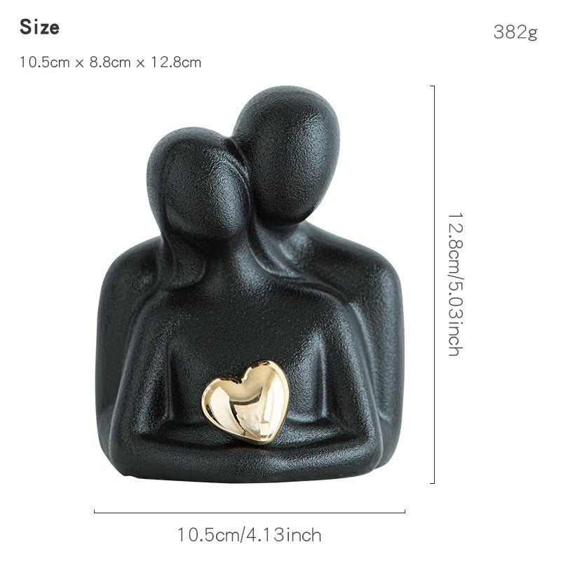 Decorative Figure Black White | Thrascher