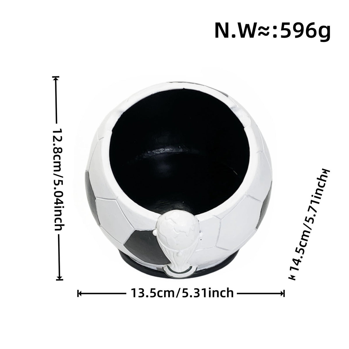 Decorative Figure Football with Glossy Surface | Thrascher