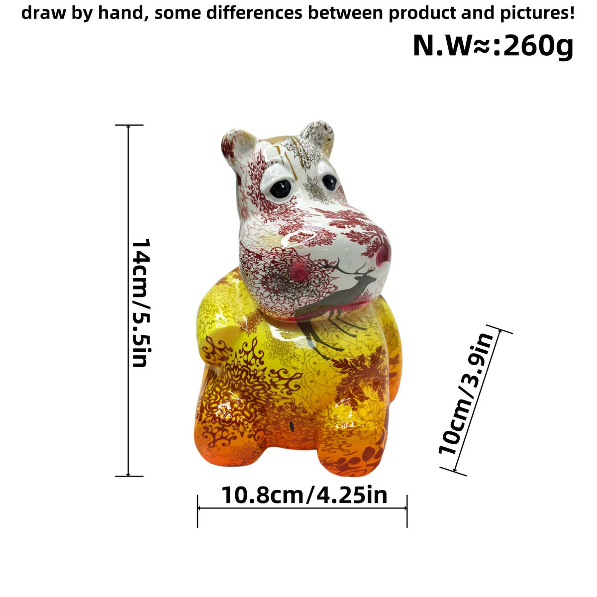 Decorative Figure of a French Bulldog Ceramic Handcrafted | Thrascher