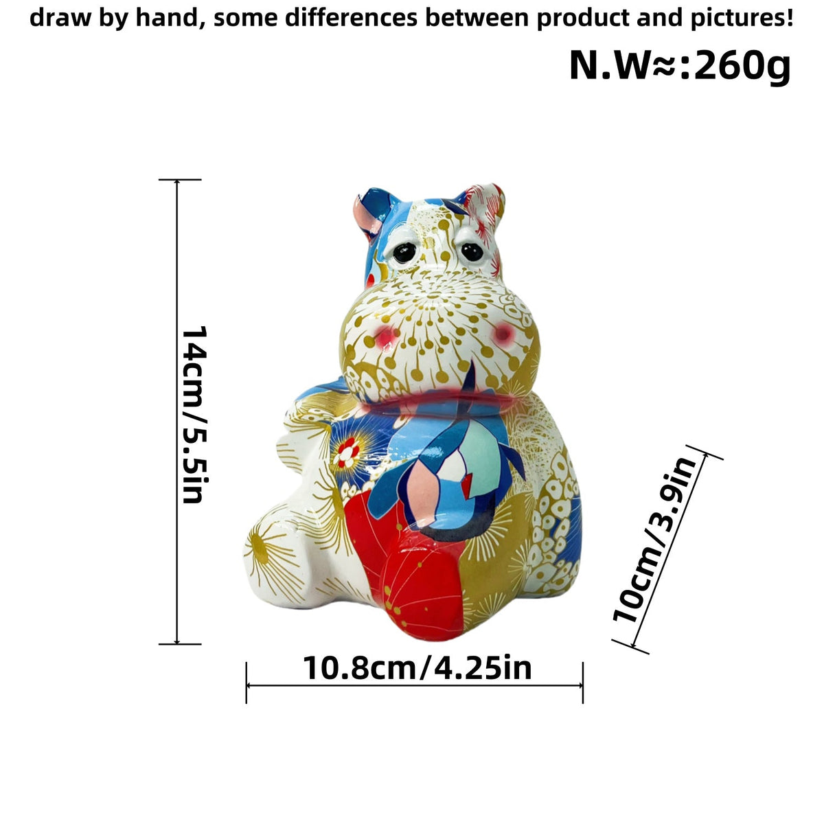 Decorative Figure of a French Bulldog Ceramic Handcrafted | Thrascher