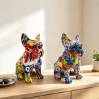 Decorative Figure of a French Bulldog Ceramic Handcrafted | Thrascher