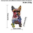 Decorative Figure of a French Bulldog Ceramic Handcrafted | Thrascher