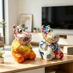 Decorative Figure of a French Bulldog Ceramic Handcrafted | Thrascher