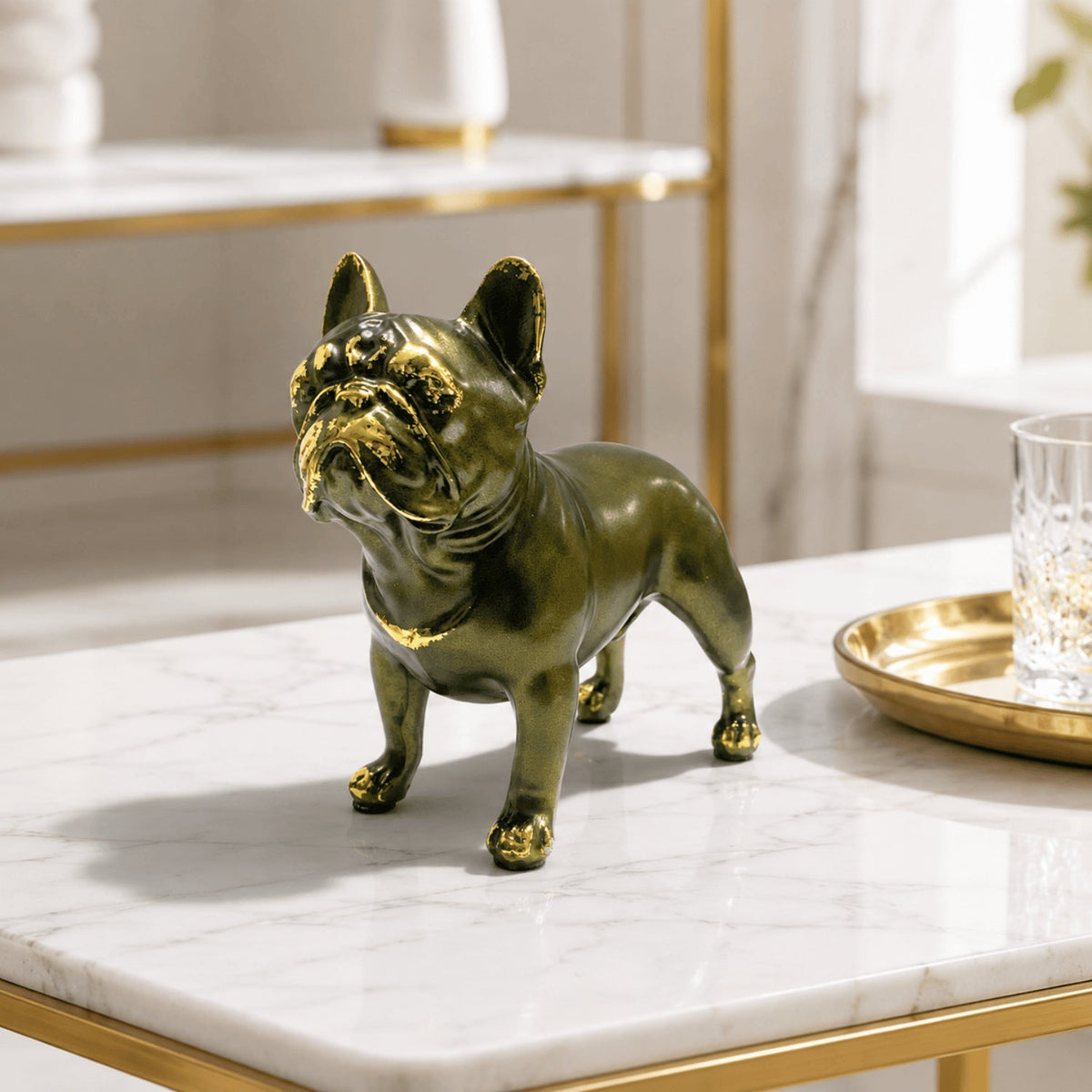Decorative Figure of a French Bulldog | Thrascher