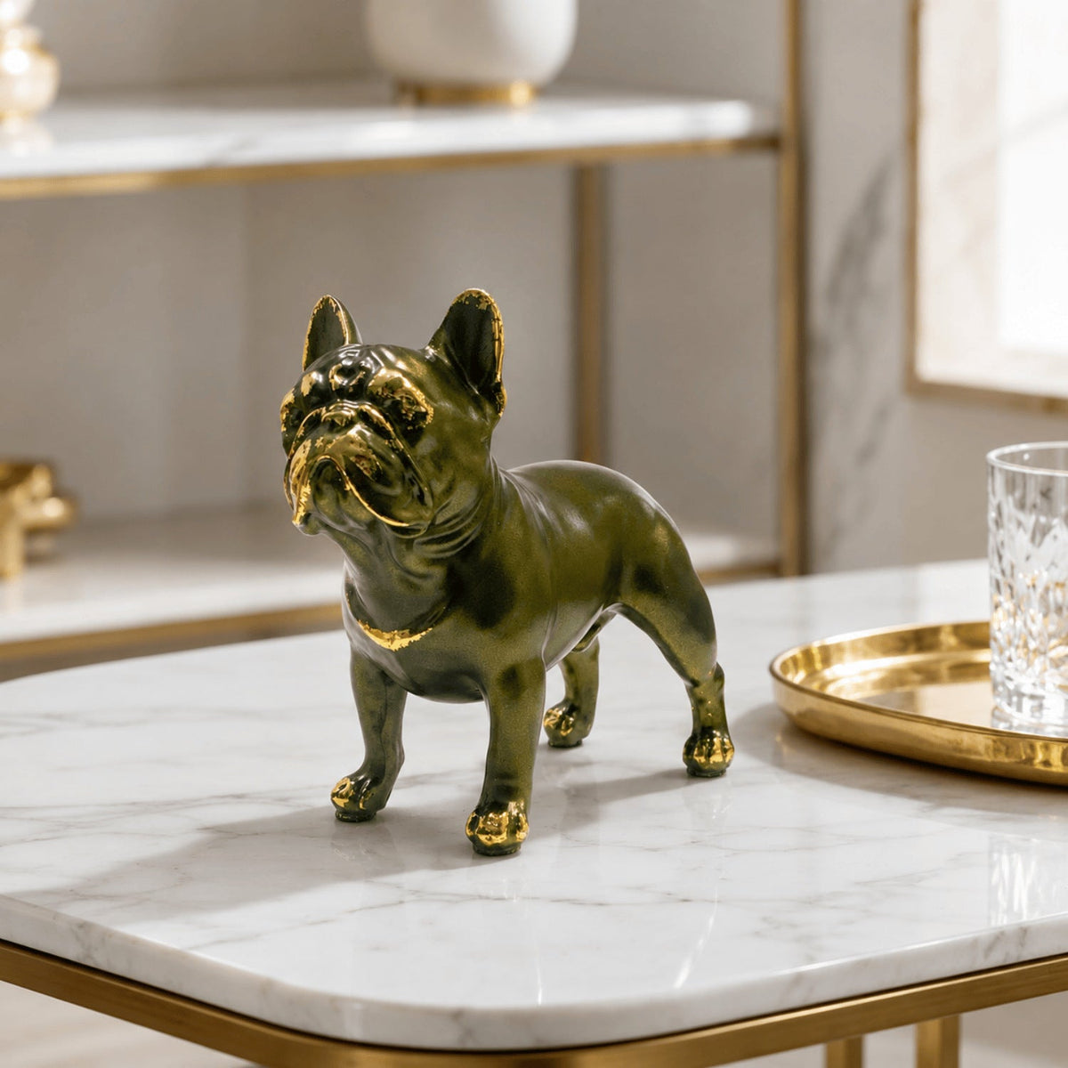 Decorative Figure of a French Bulldog | Thrascher