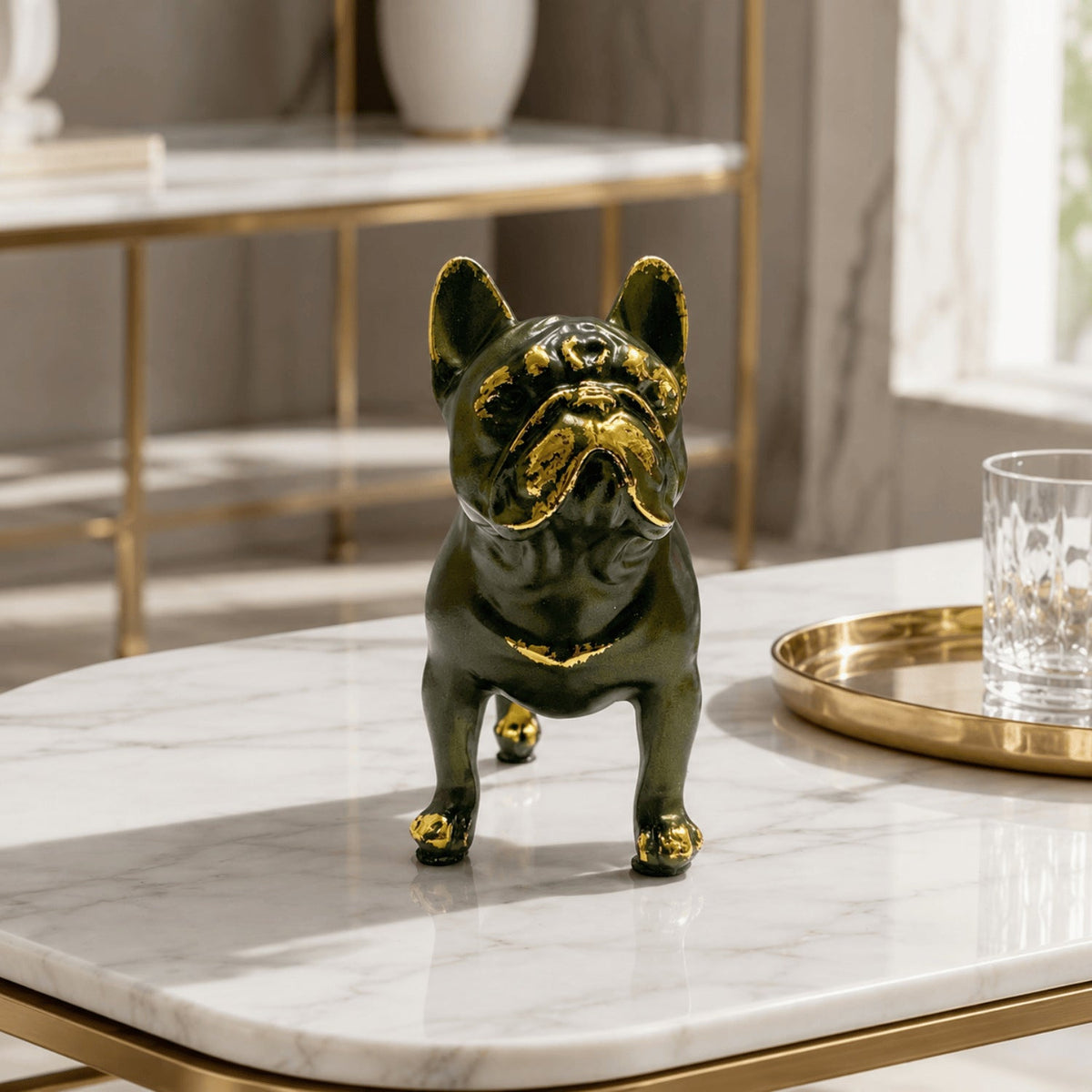 Decorative Figure of a French Bulldog | Thrascher