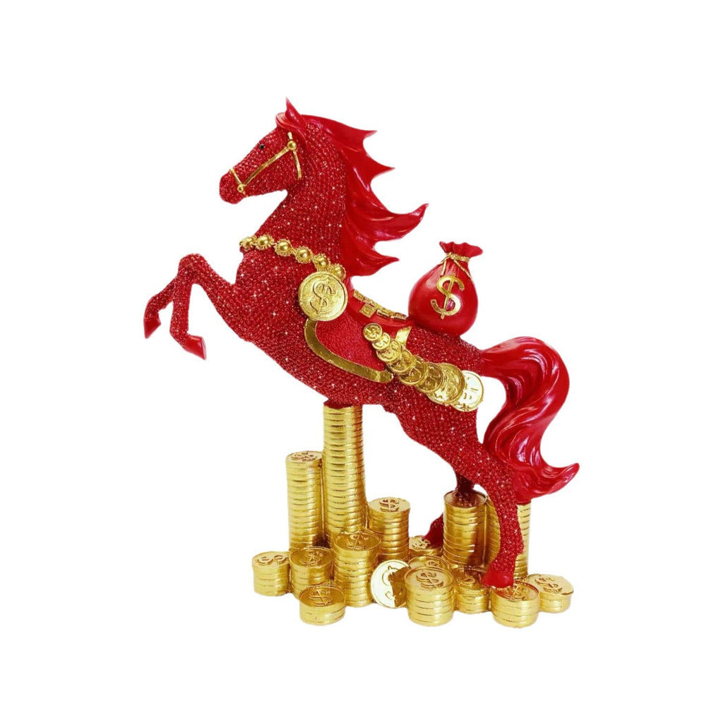 Decorative Figure Red Gold | Thrascher
