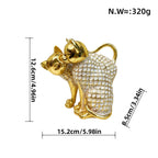 Decorative Figure Silver Gold | Thrascher