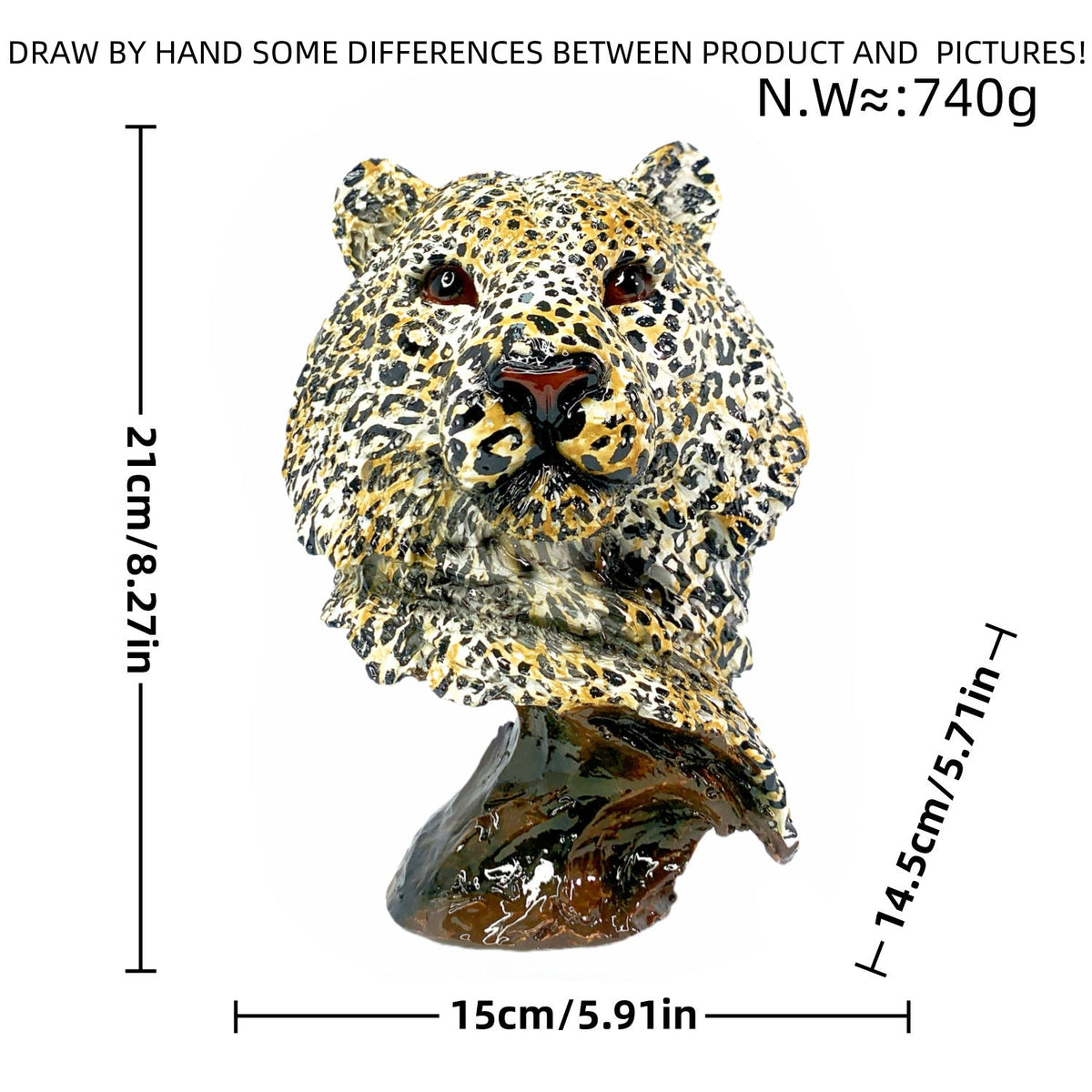 Decorative Figure White Brown | Thrascher