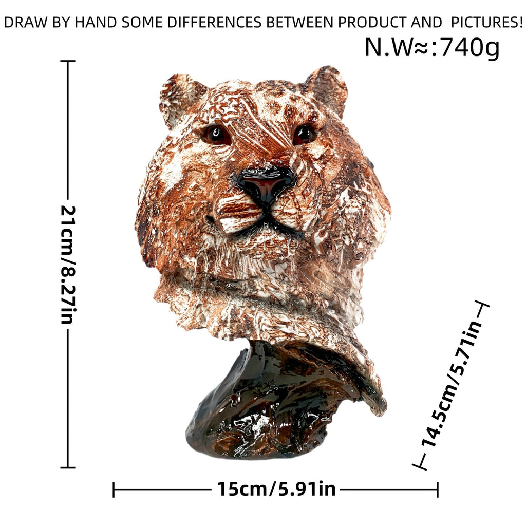 Decorative Figure White Brown | Thrascher