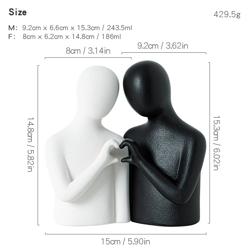 Decorative Figures Black White | Thrascher
