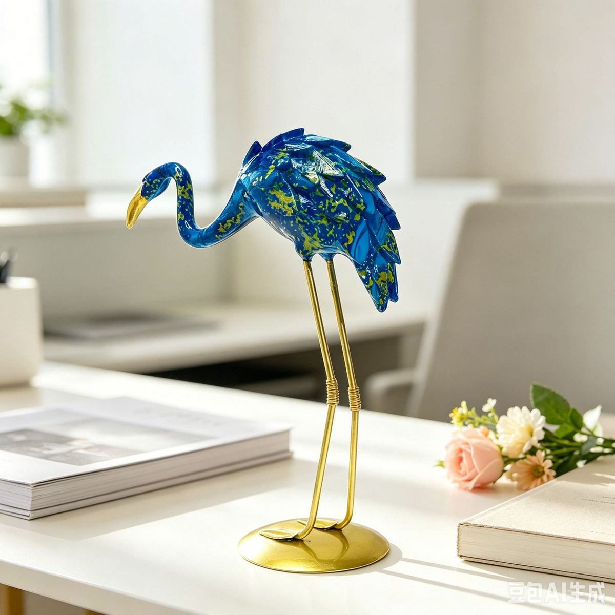 Decorative Flamingo Sculpture | Thrascher