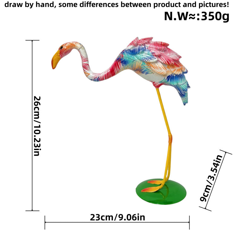 Decorative Flamingo Sculpture | Thrascher
