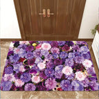 Decorative Floral Area Mat Non Slip | Thrascher
