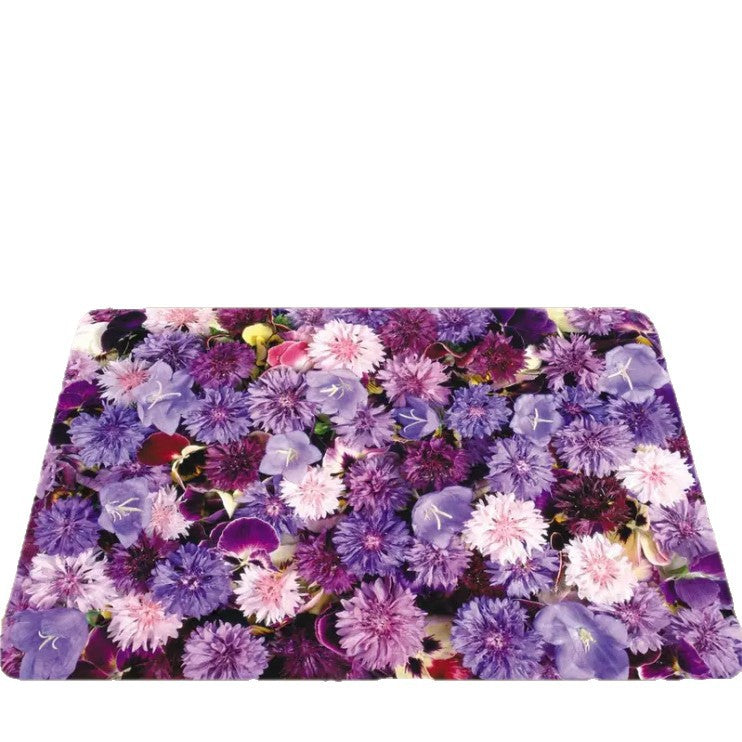 Decorative Floral Area Mat Non Slip | Thrascher