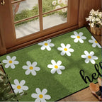 Decorative Floral Area Mat Non Slip | Thrascher