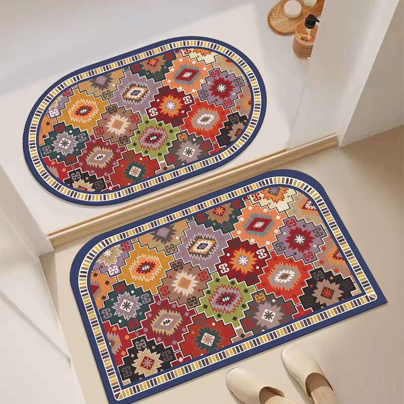 Decorative Floral Entryway Mat | Thrascher
