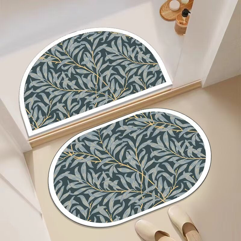 Decorative Floral Entryway Mat | Thrascher