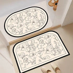 Decorative Floral Entryway Mat | Thrascher