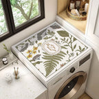 Decorative Floral Laundry Counter Mat | Thrascher
