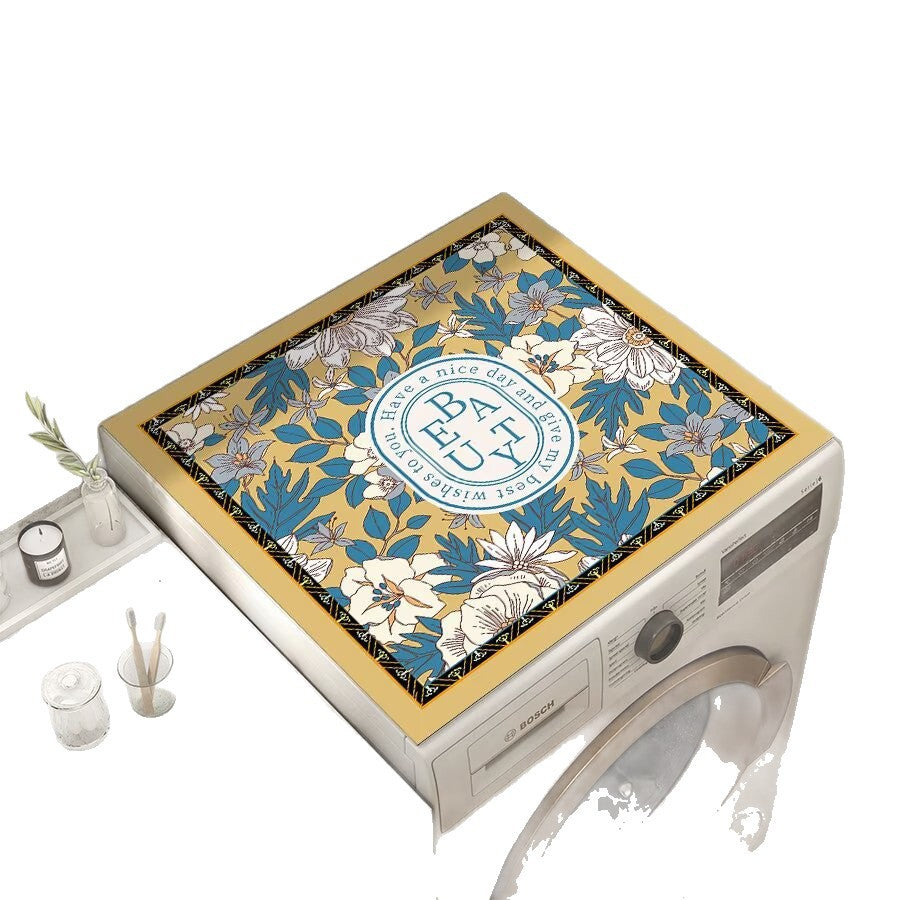 Decorative Floral Laundry Counter Mat | Thrascher