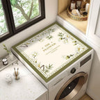 Decorative Floral Laundry Counter Mat | Thrascher