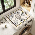Decorative Floral Laundry Counter Mat | Thrascher