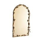 Decorative Floral Wall Mirror Rustic Design | Thrascher