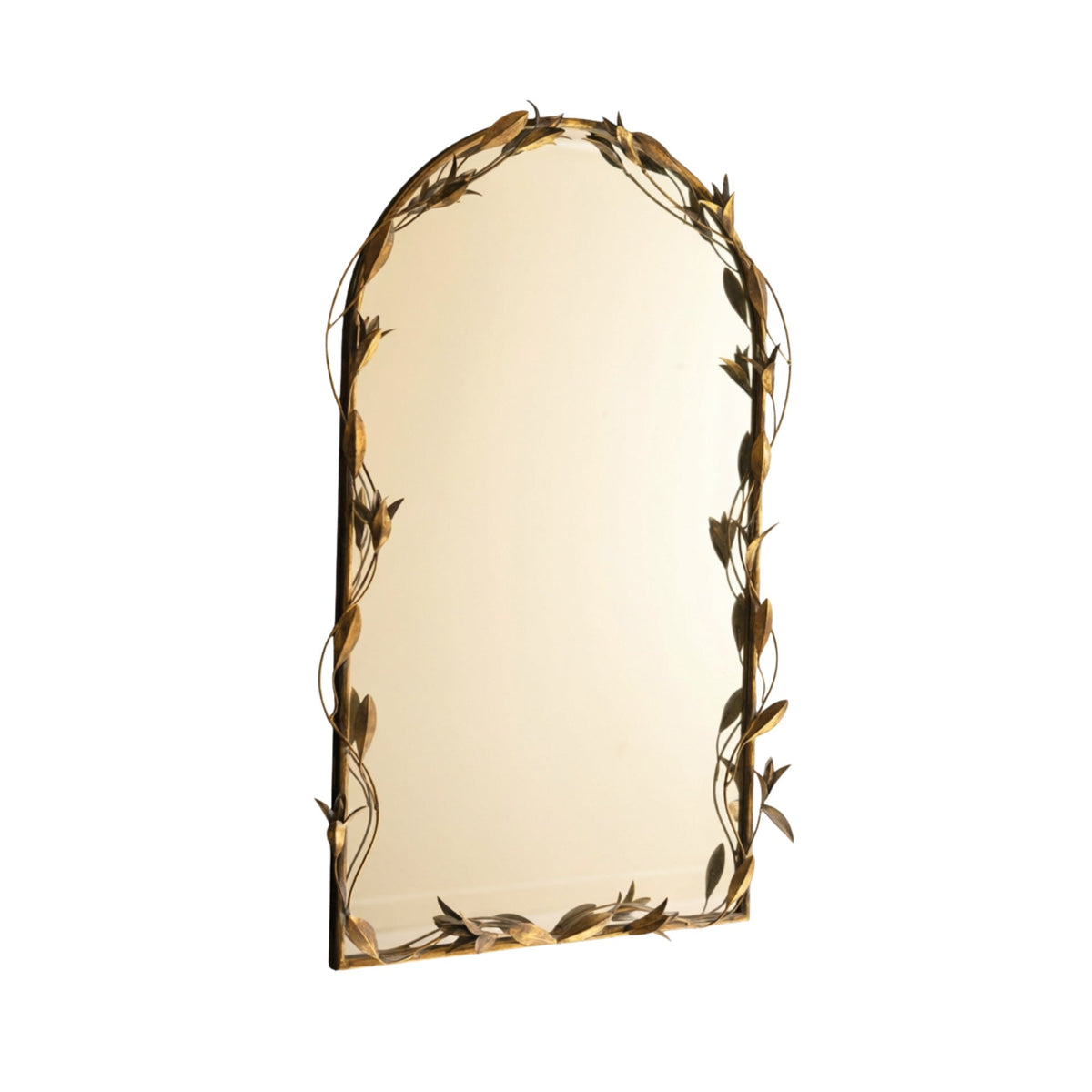 Decorative Floral Wall Mirror Rustic Design | Thrascher