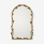 Decorative Floral Wall Mirror Rustic Design | Thrascher