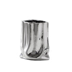 Decorative Flower Pot Silver | Thrascher