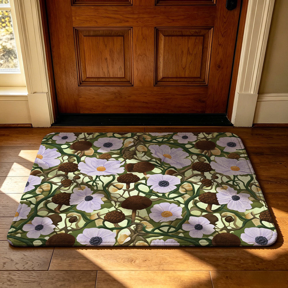 Decorative Football-Themed Area Mat | Thrascher